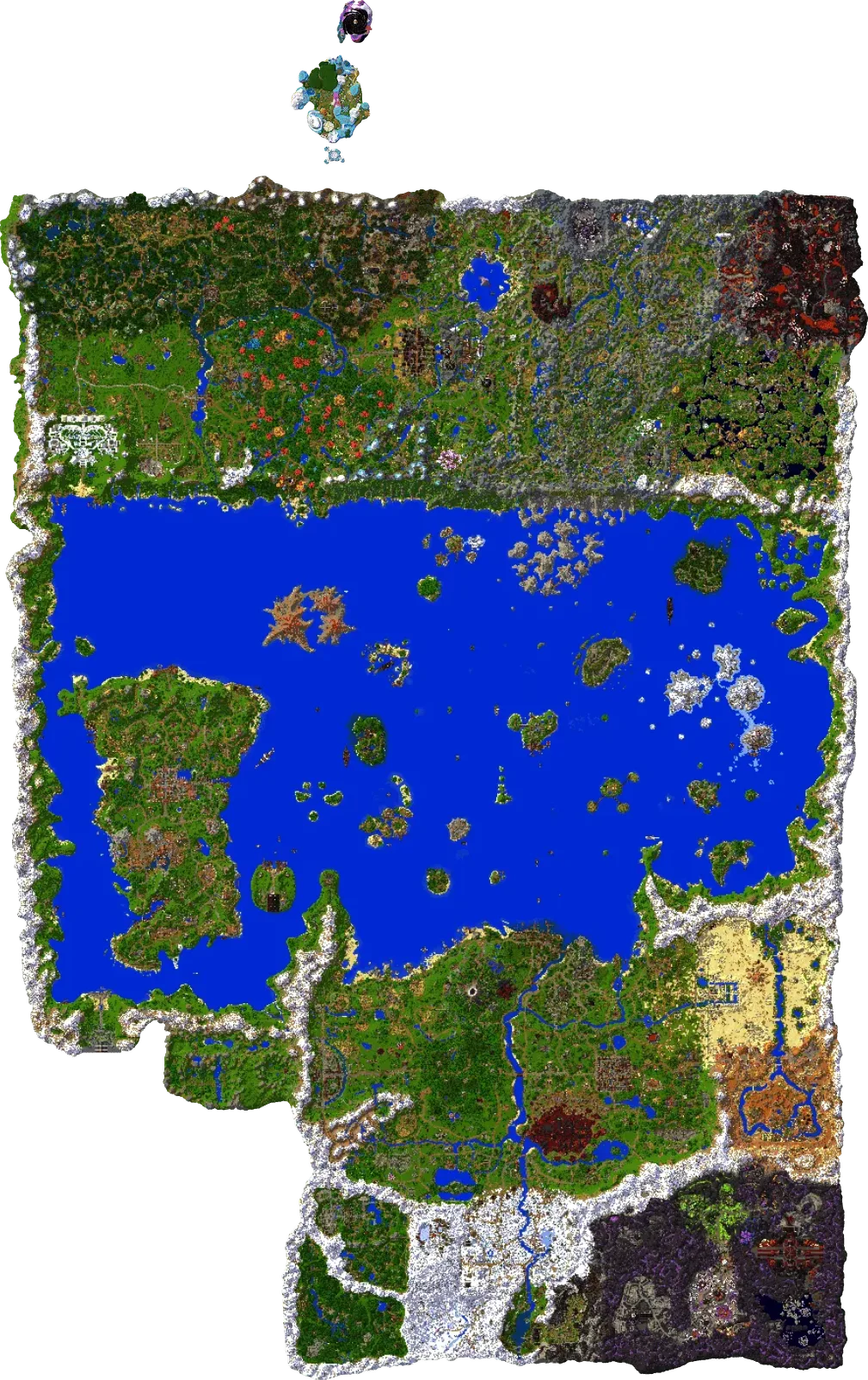 Wynncraft Map